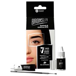 BRONSUN Starter pack - #1 deep black - lash & brow dye